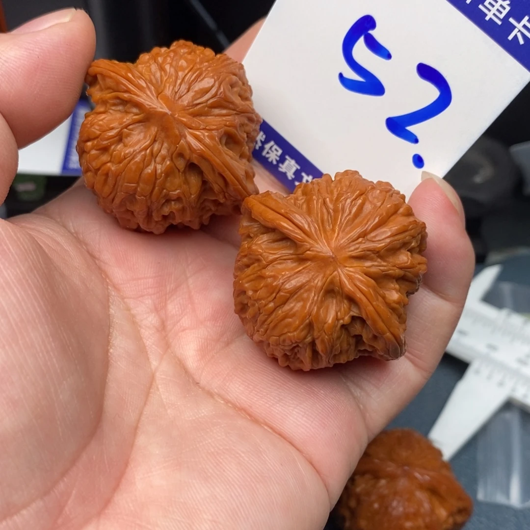 把件文玩核桃磨盘狮子头40