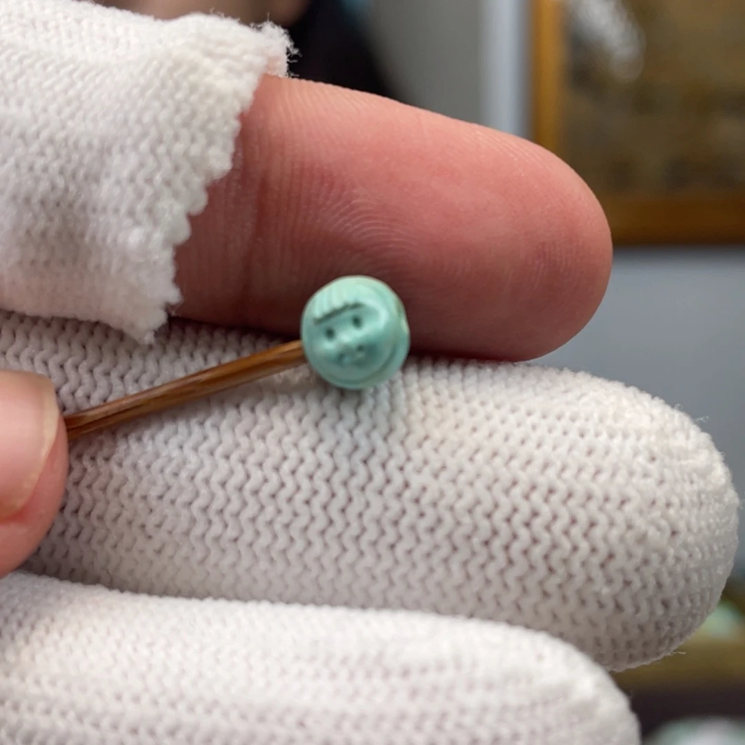 绿松石未镶嵌挂件