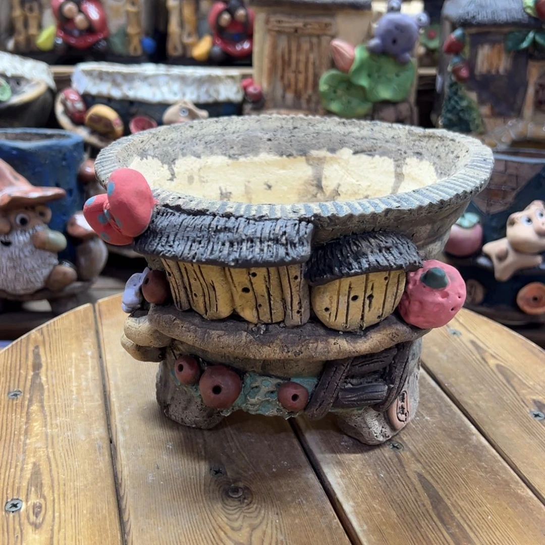 嘻哈多肉花盆百搭