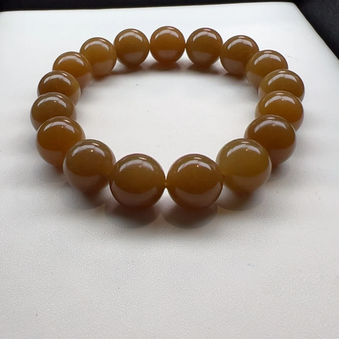 一***你和田玉未镶嵌手链