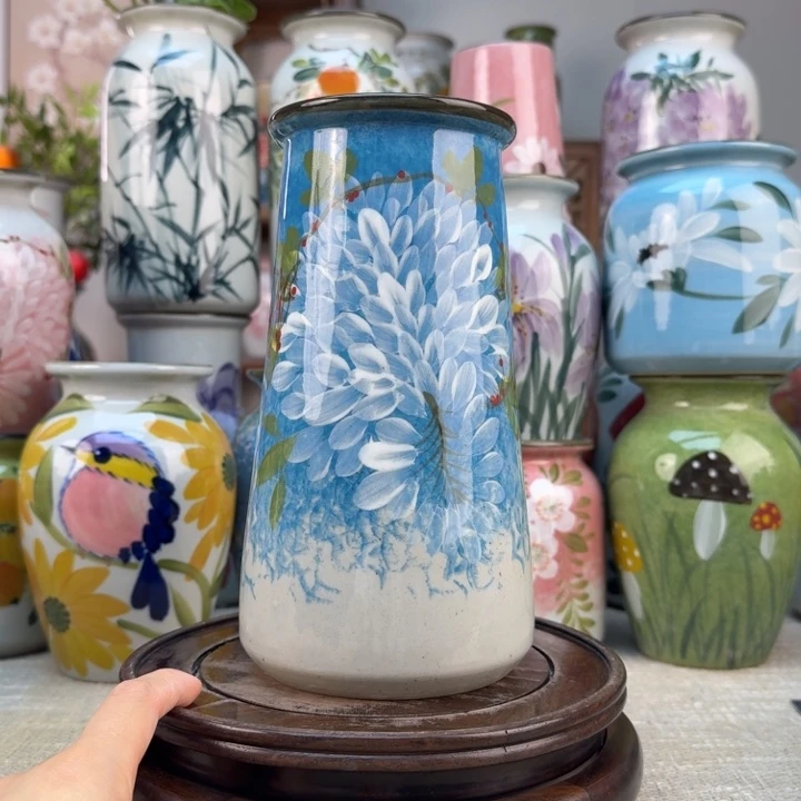 景德镇手绘花瓶花瓶65236556655665565659