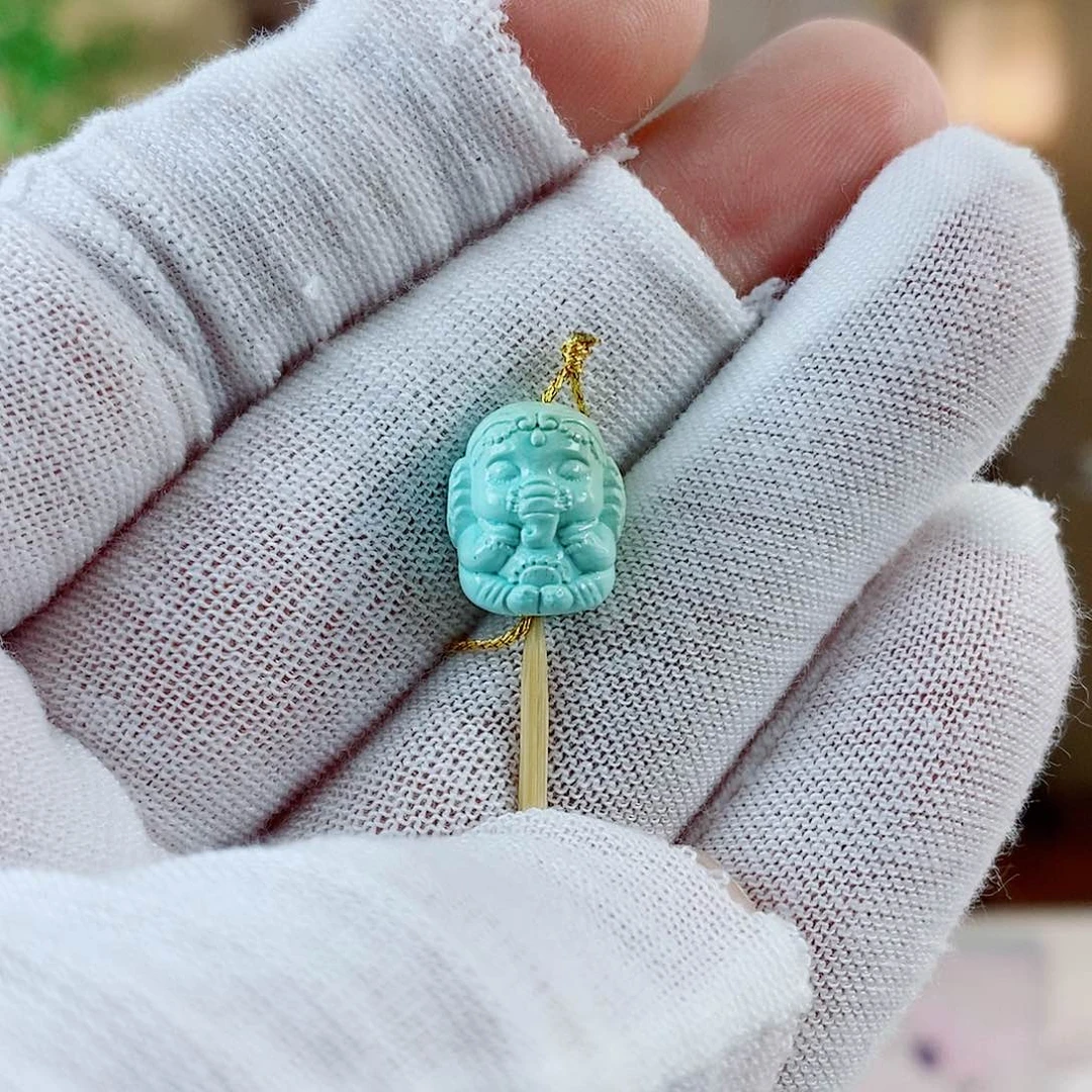 未镶嵌绿松石珠宝奇石