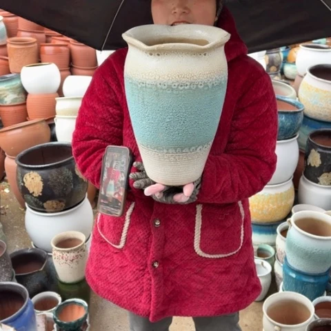 口20高31瑕疵盆子。