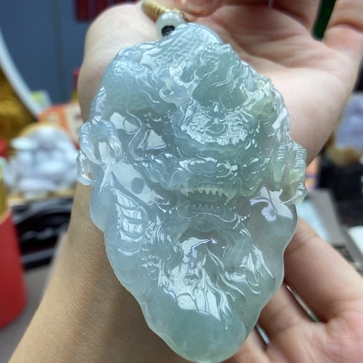翡翠未镶嵌颈饰吊坠21