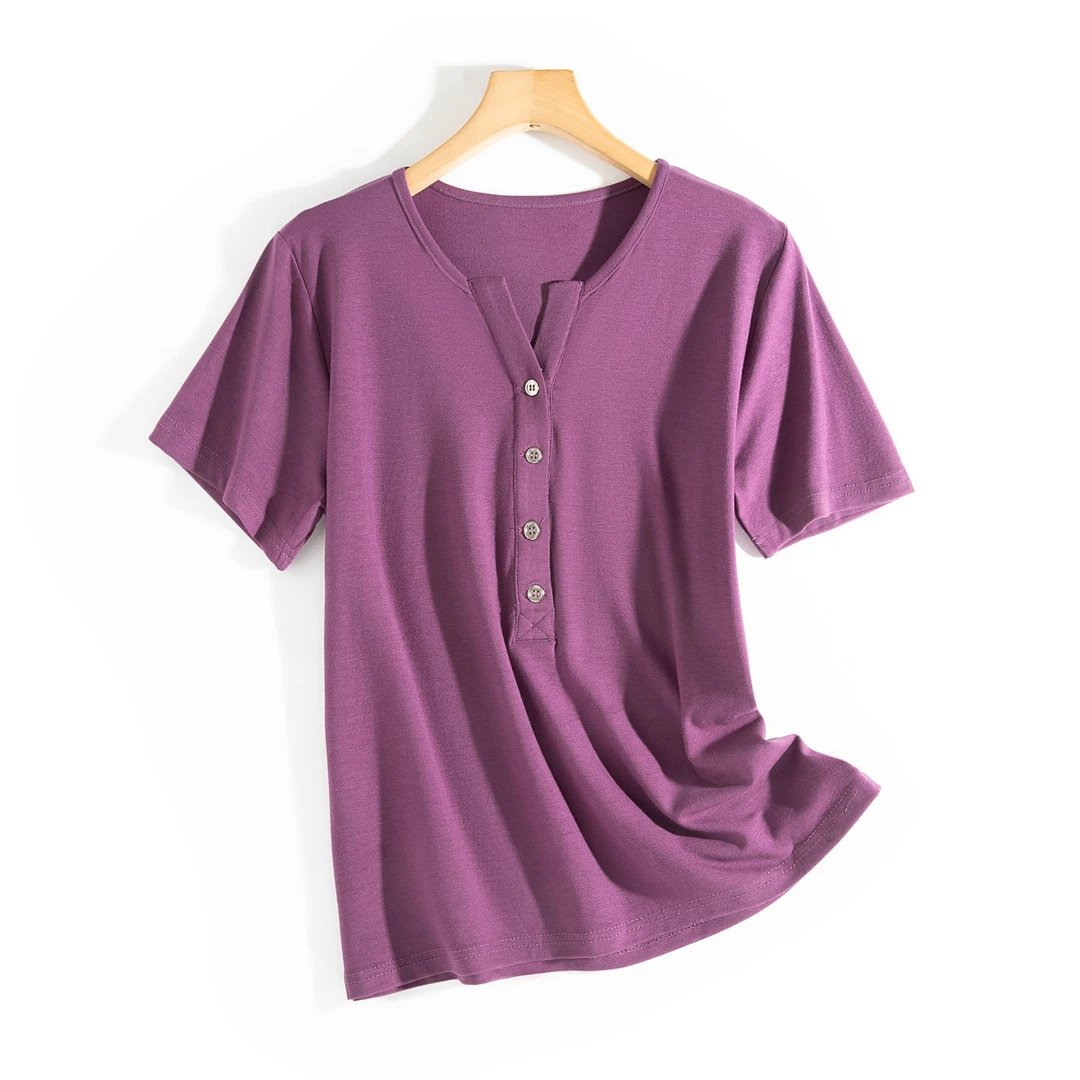 时尚与舒适并存/2025夏季爆款亨利领短袖！