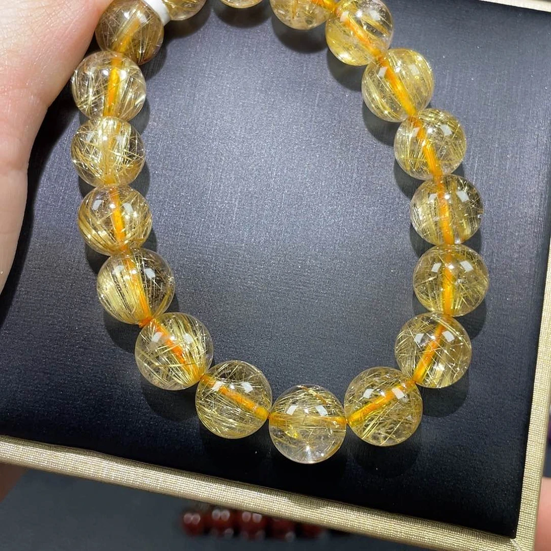 水晶金发晶手链A11.5未镶嵌