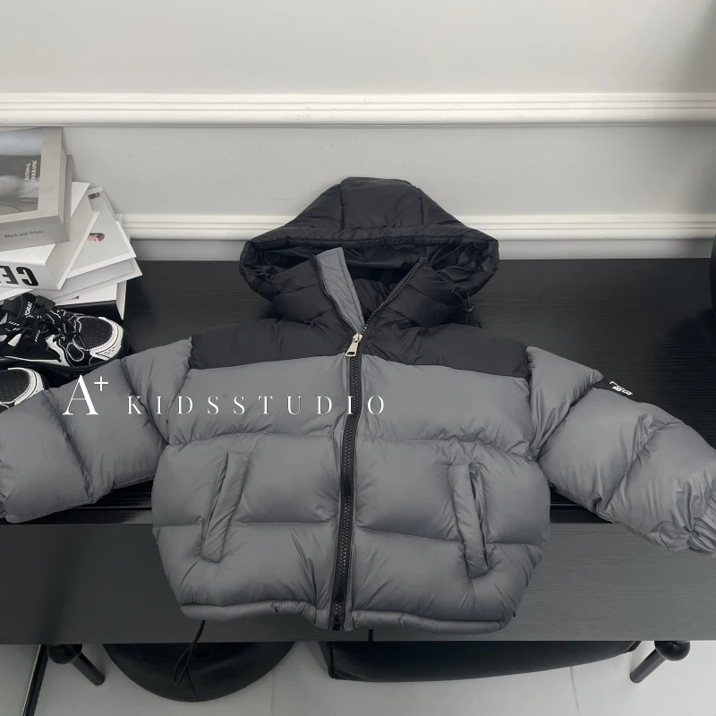 【文文妈】2024新款冬季儿童韩休闲宝宝立领保暖韩版时尚棉服加厚