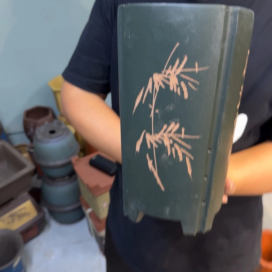 紫砂花盆口径15.25口径