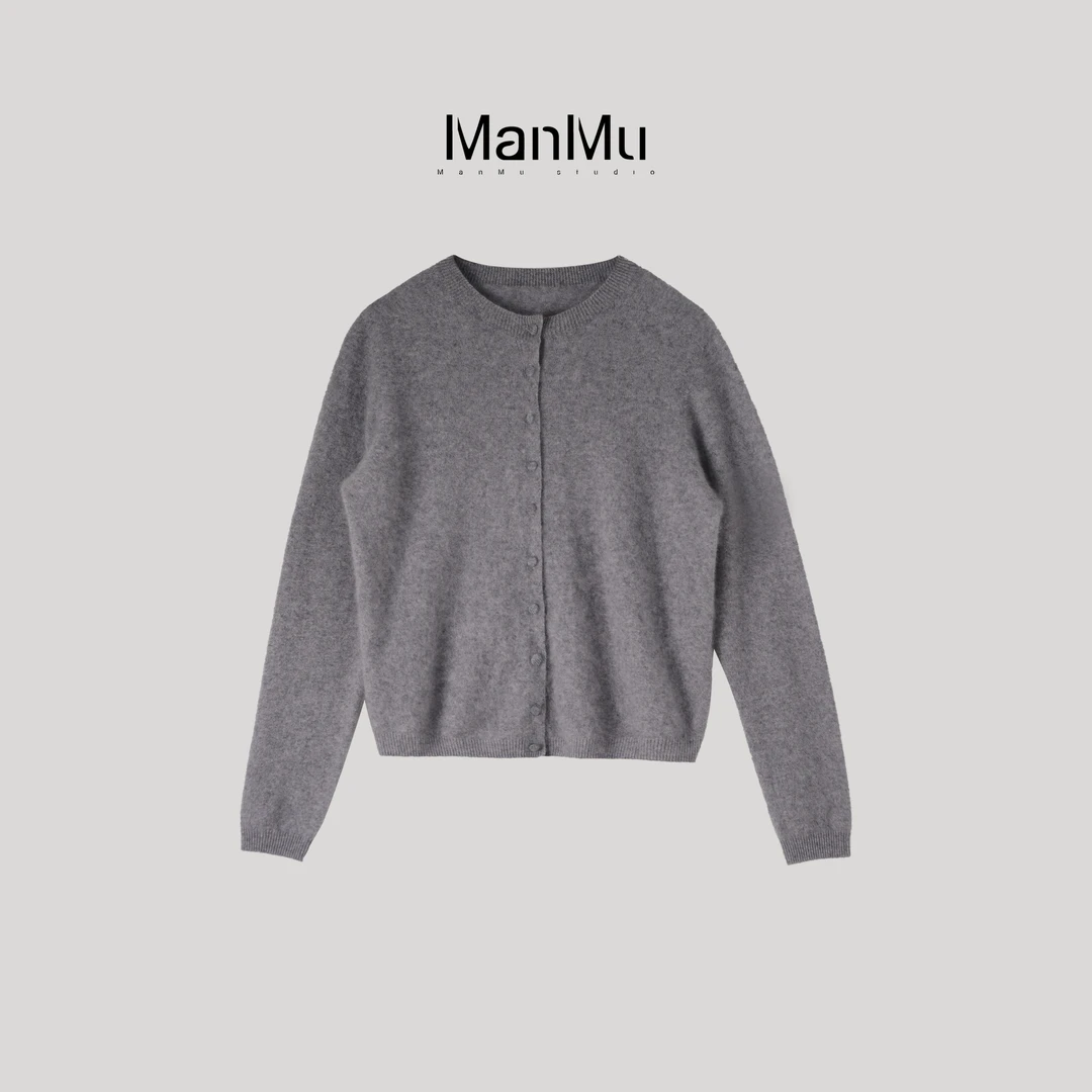 满目ManMu 【张琪专属】高级定制秋冬时尚百搭三色羊绒衫350569