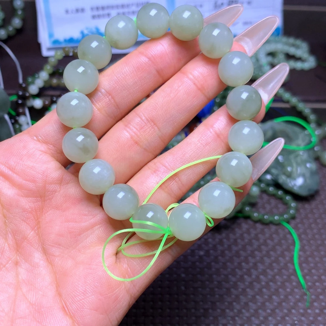 未镶嵌手串和田玉卡12
