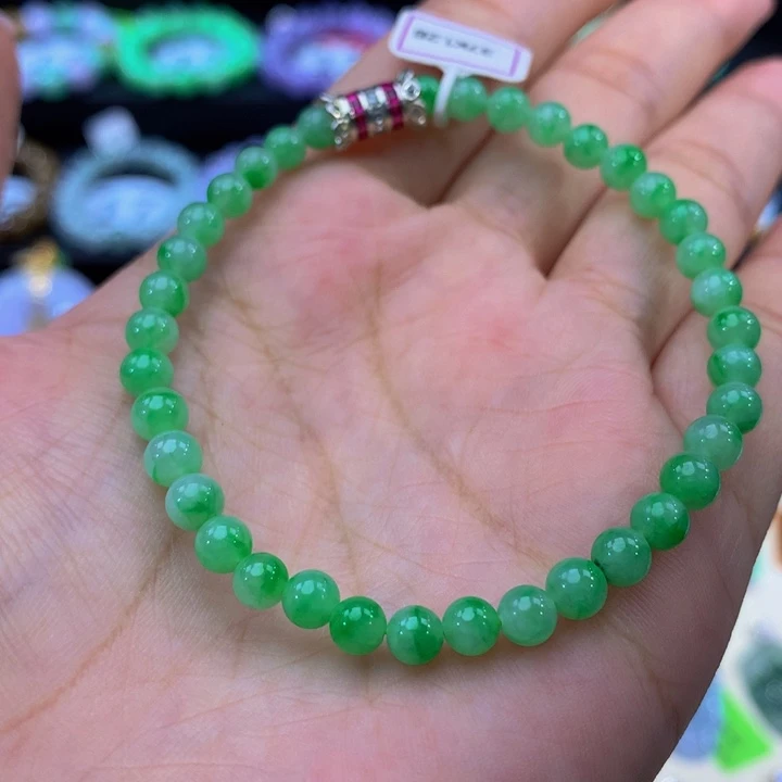 未镶嵌手链翡翠翡翠