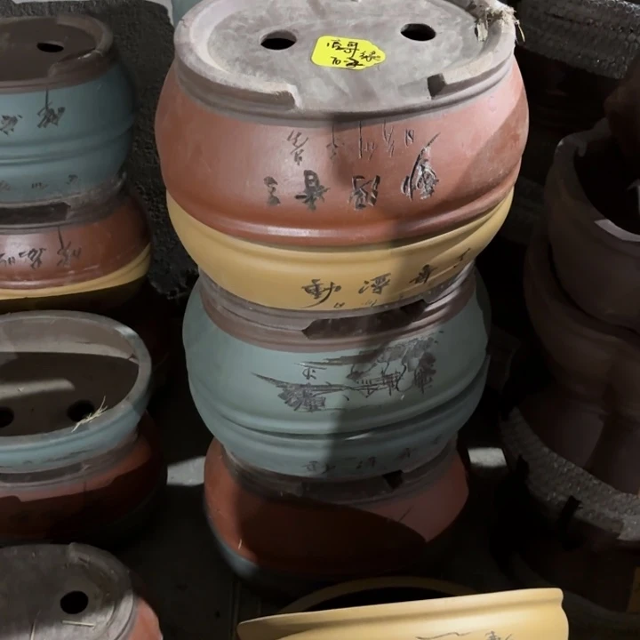 紫砂花盆            100-3