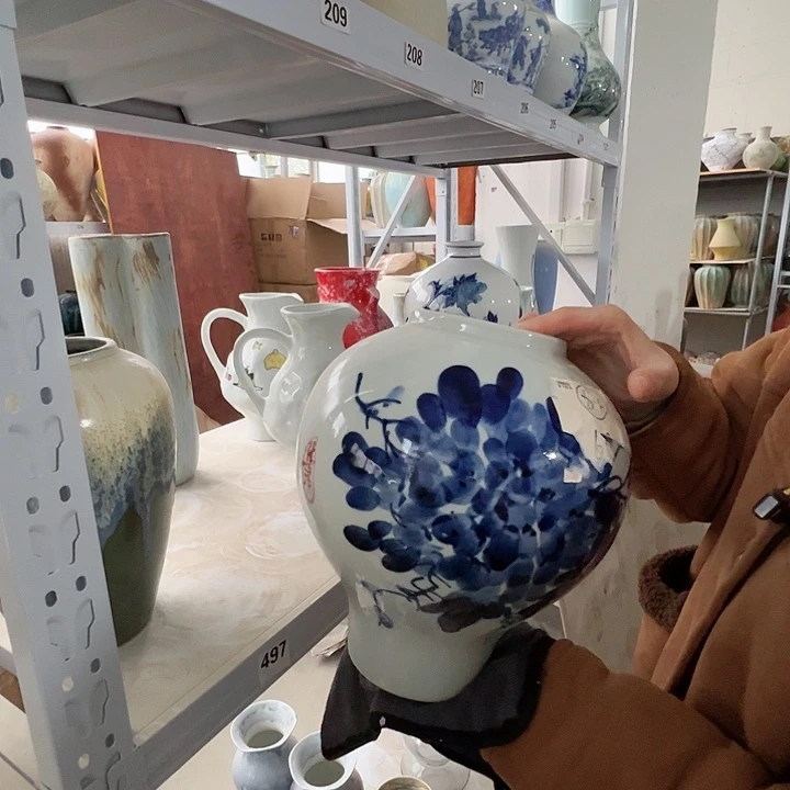 陶摆件景德镇陶瓷花瓶瑕疵专场