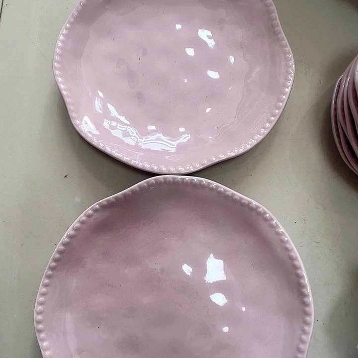 瓷片瑕疵特价陶瓷大盘