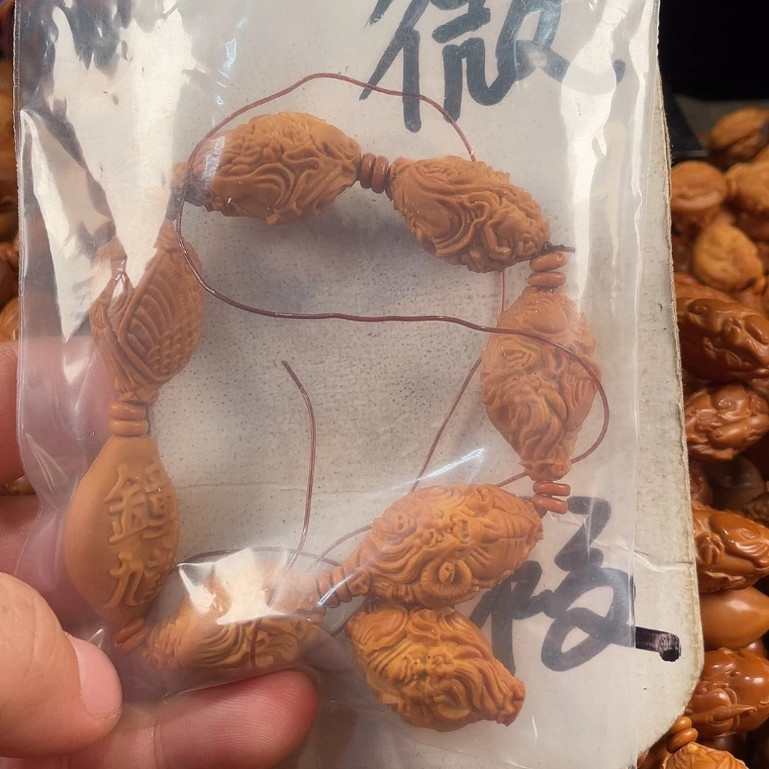 橄榄核手串/手链橄榄核雕工艺手串 瑕疵介意勿拍