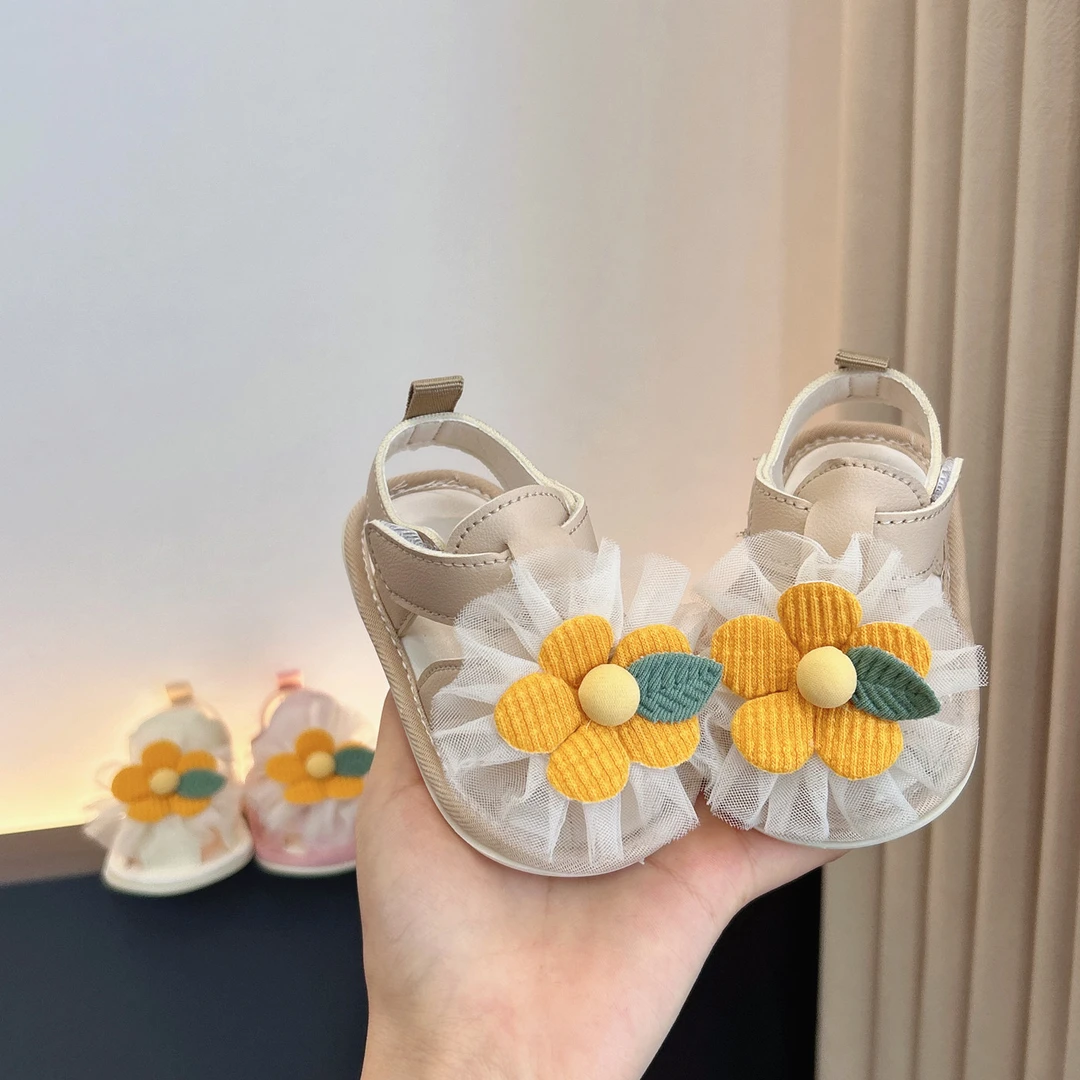 婴儿鞋子夏款女童宝宝鞋公主鞋软底防滑学步凉鞋0-6-12个月1-2岁