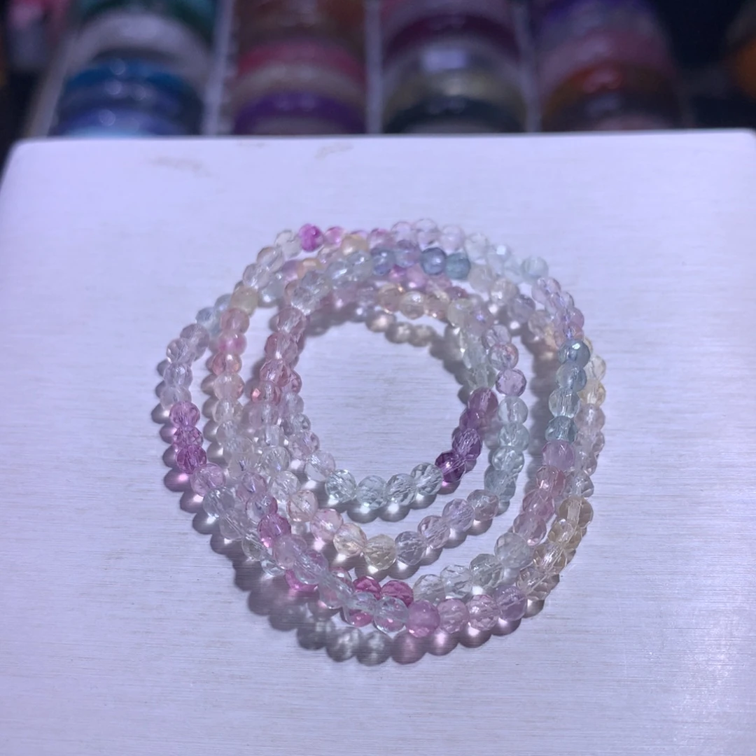 水晶银S925镶嵌手串