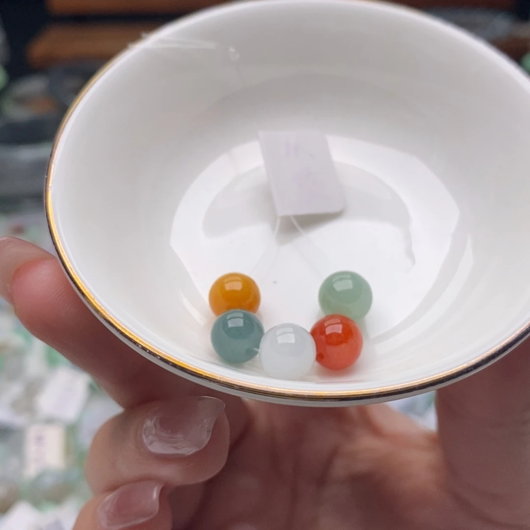 未镶嵌手链翡翠翡翠d18卡8