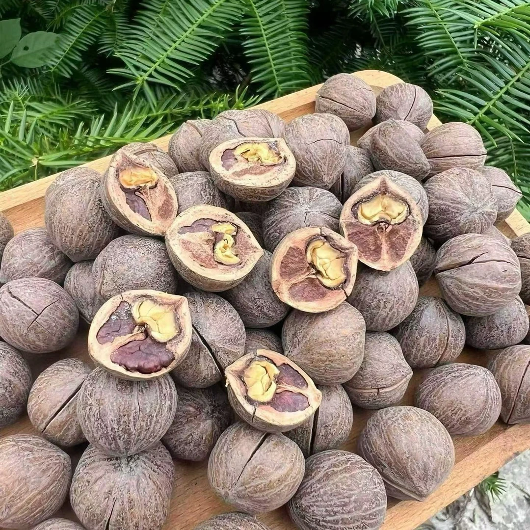 临安山核桃新货非手剥山核桃原籽坚果炒货休闲追剧零食500克袋装