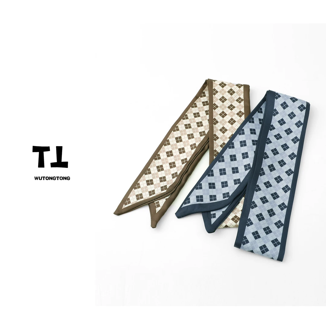 11/20【吴童优选】时尚百搭装饰丝巾女网红花纹减龄单品配饰62976