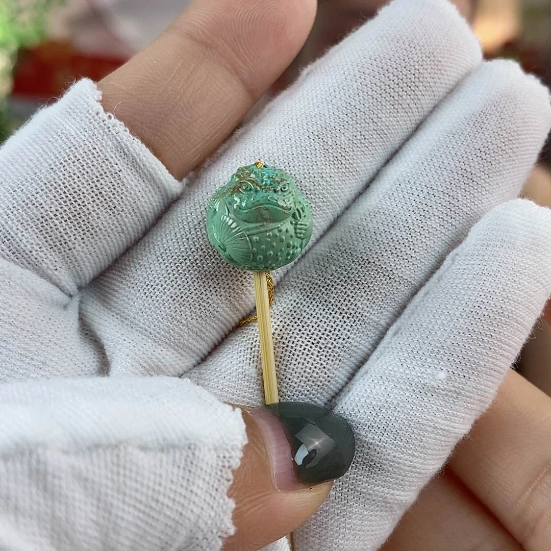 绿松石珠宝奇石未镶嵌