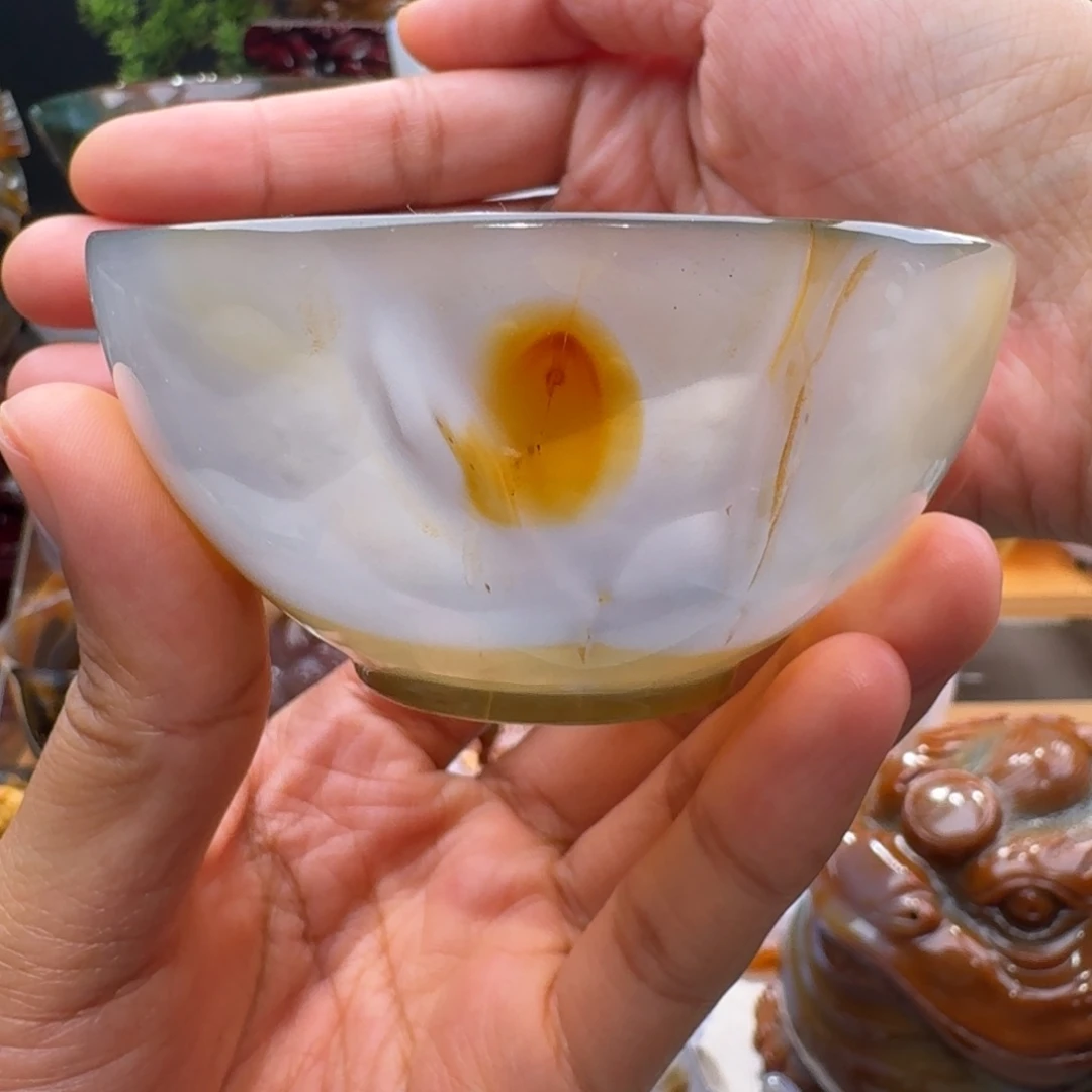 玛瑙/玉髓未镶嵌玛瑙茶杯70毫升