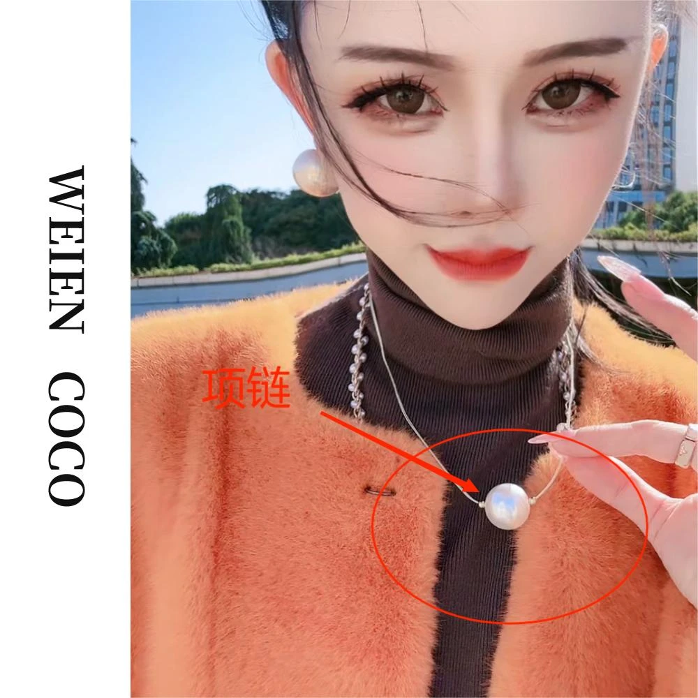 合金项链 【薇恩COCO】气质时尚百搭复古简约古风挂脖个性项链Z0109