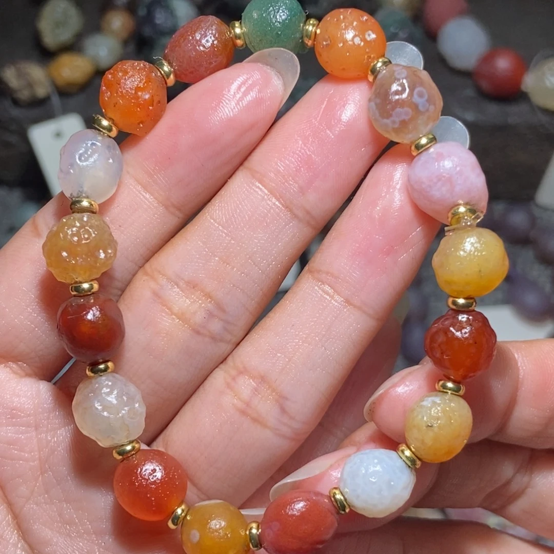 未镶嵌玛瑙/玉髓珠宝半成品