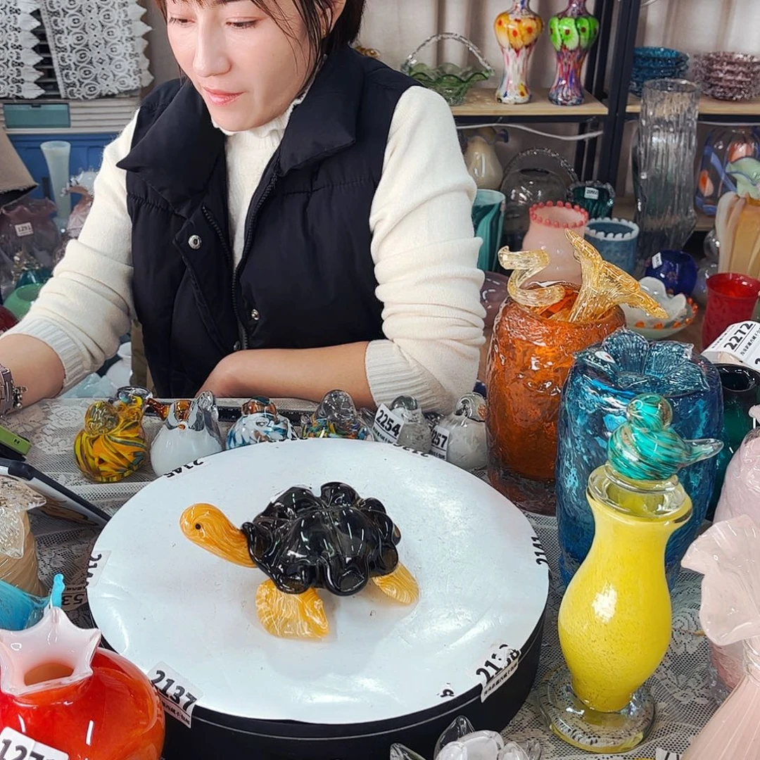 龟  家悦琉璃工艺品冰纹瑕