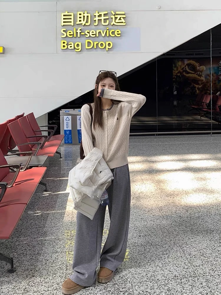 【美拉德色】开衫外套3636超柔软高品质V领针织毛衣