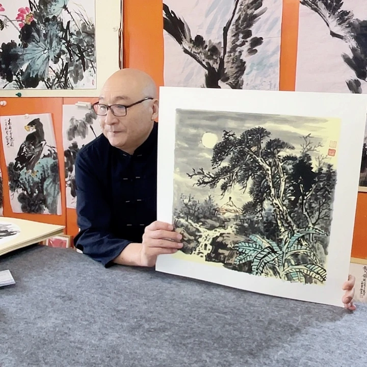 国画张圣敏先生纯手绘作品
