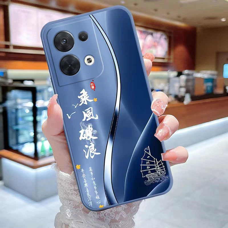 oppoReno8手机壳PGBM10软硅胶防摔全包男女耐脏薄新款时尚Reno8