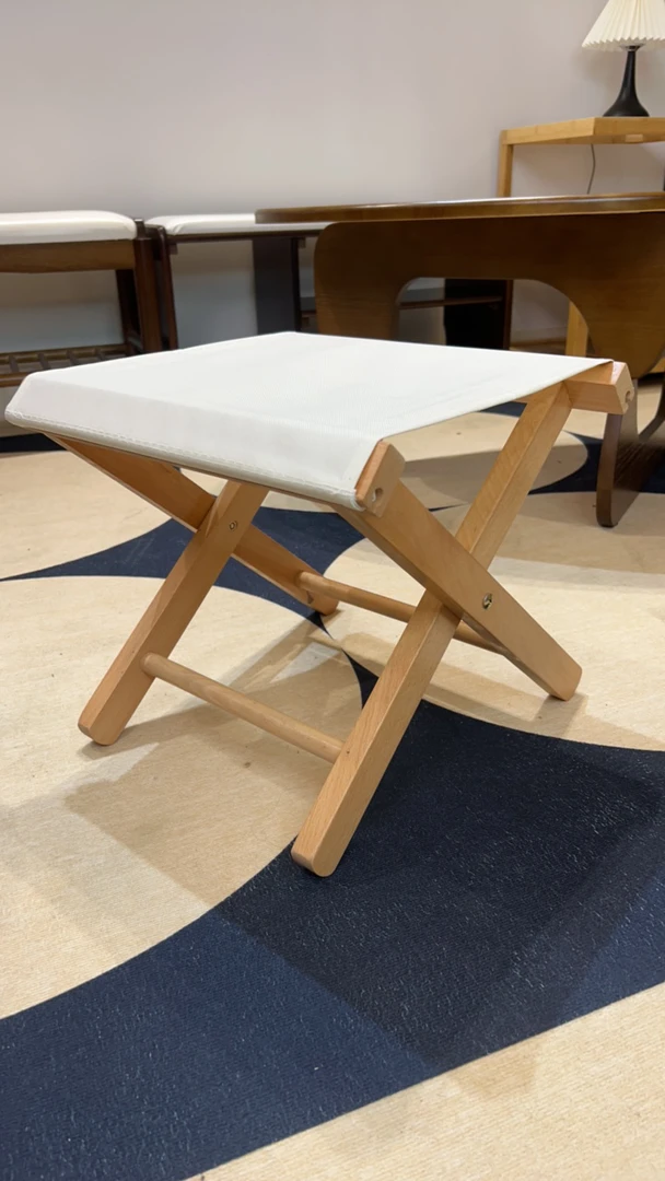 简约户外折叠凳马扎钓鱼凳子便携式榉木折叠凳