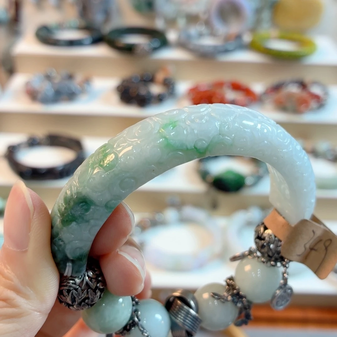 ╰***╯翡翠未镶嵌手链手串