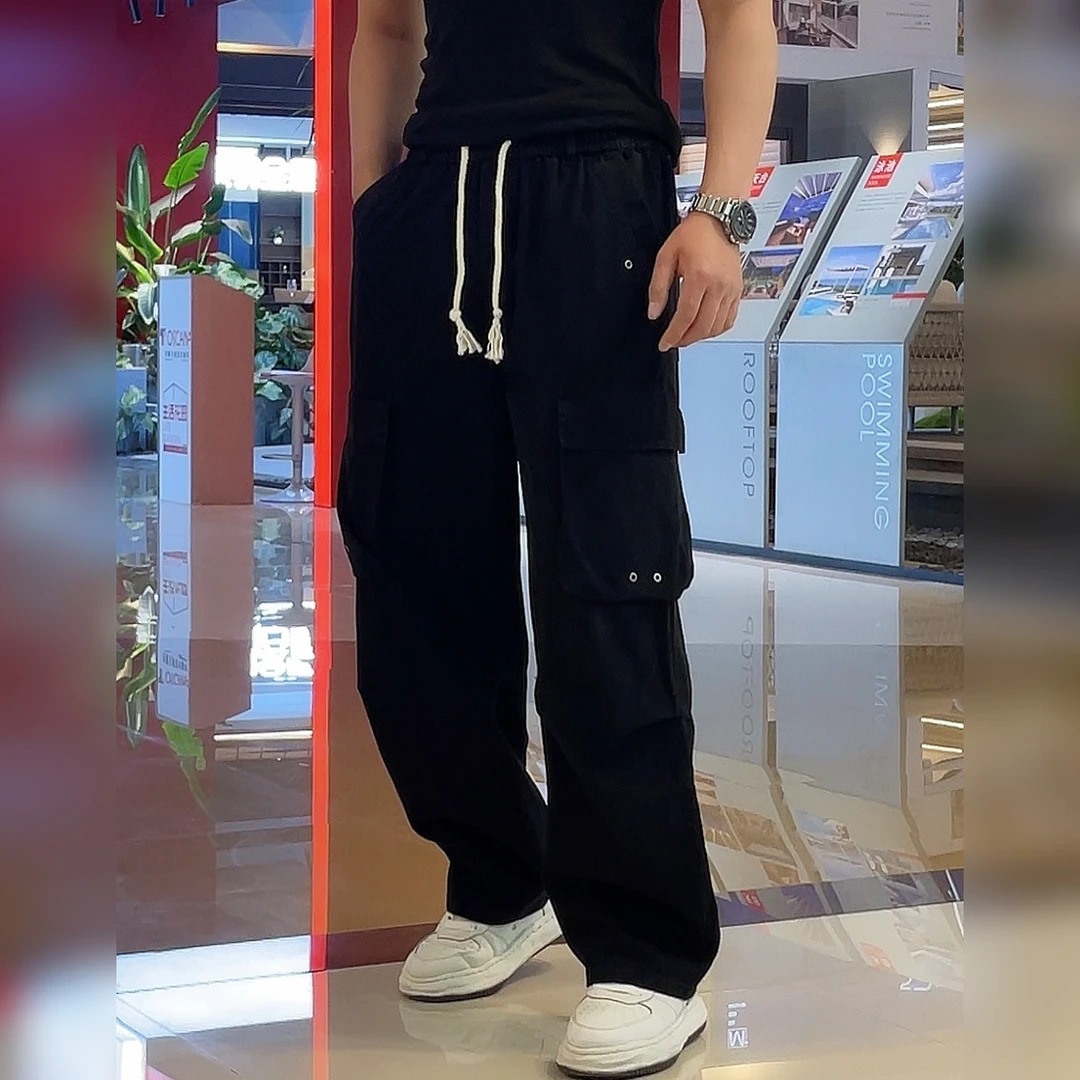 【衣工男】直筒型工装裤潮休闲裤ins卫裤秋季运动长裤情侣M88025-2