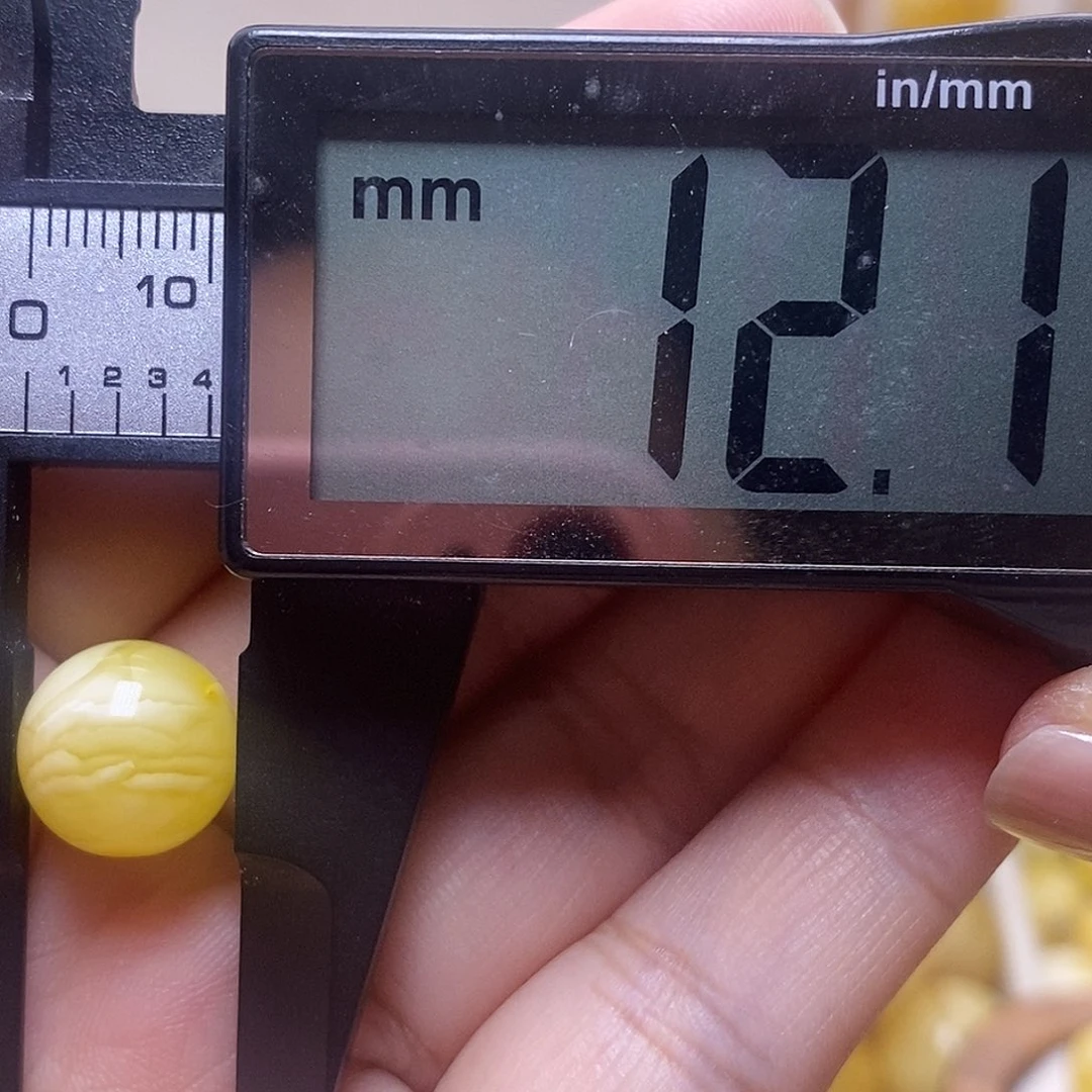 未镶嵌琥珀裸石蜜蜡圆珠