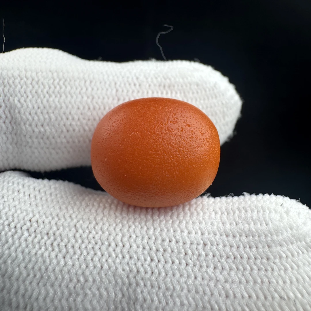 A2588天然原矿俄料蜜蜡老蜡枣珠13.7*16.5mm支持复检 假一罚四