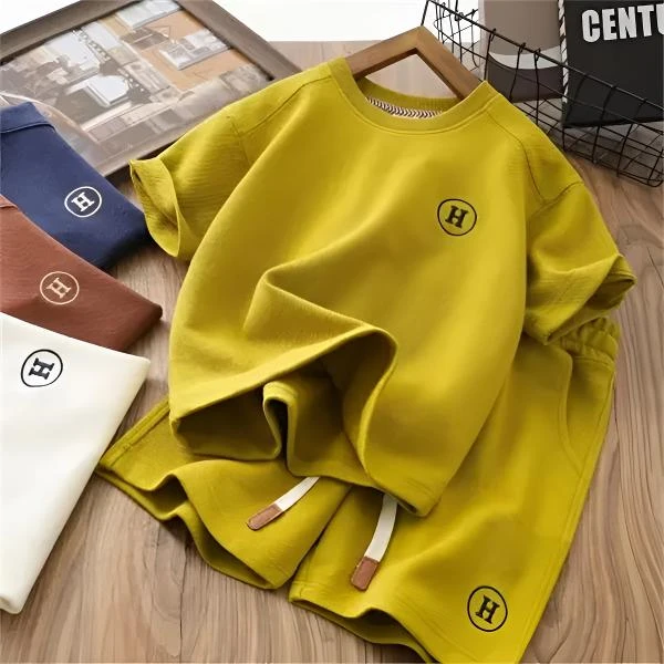 女童网红炸街裤子涂鸦灰色直筒裤儿童春装2025新款女孩春款女大童