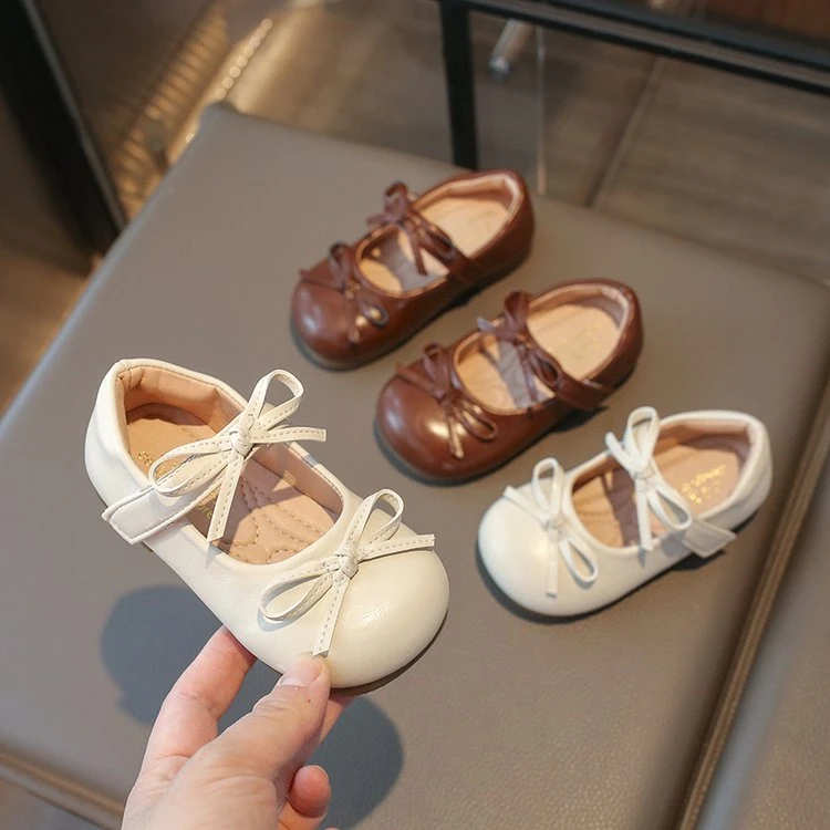 儿童皮鞋女童公主鞋2025春秋时尚单鞋宝宝软底皮鞋女孩礼服鞋505
