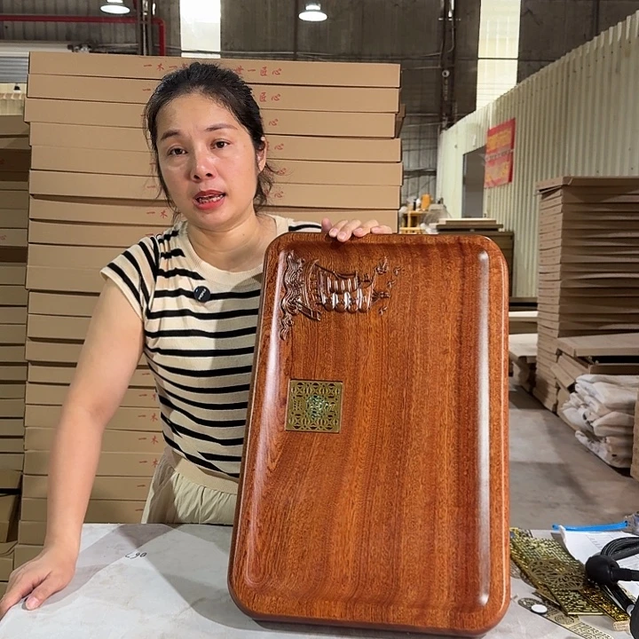 花梨木茶盘55*35尺寸