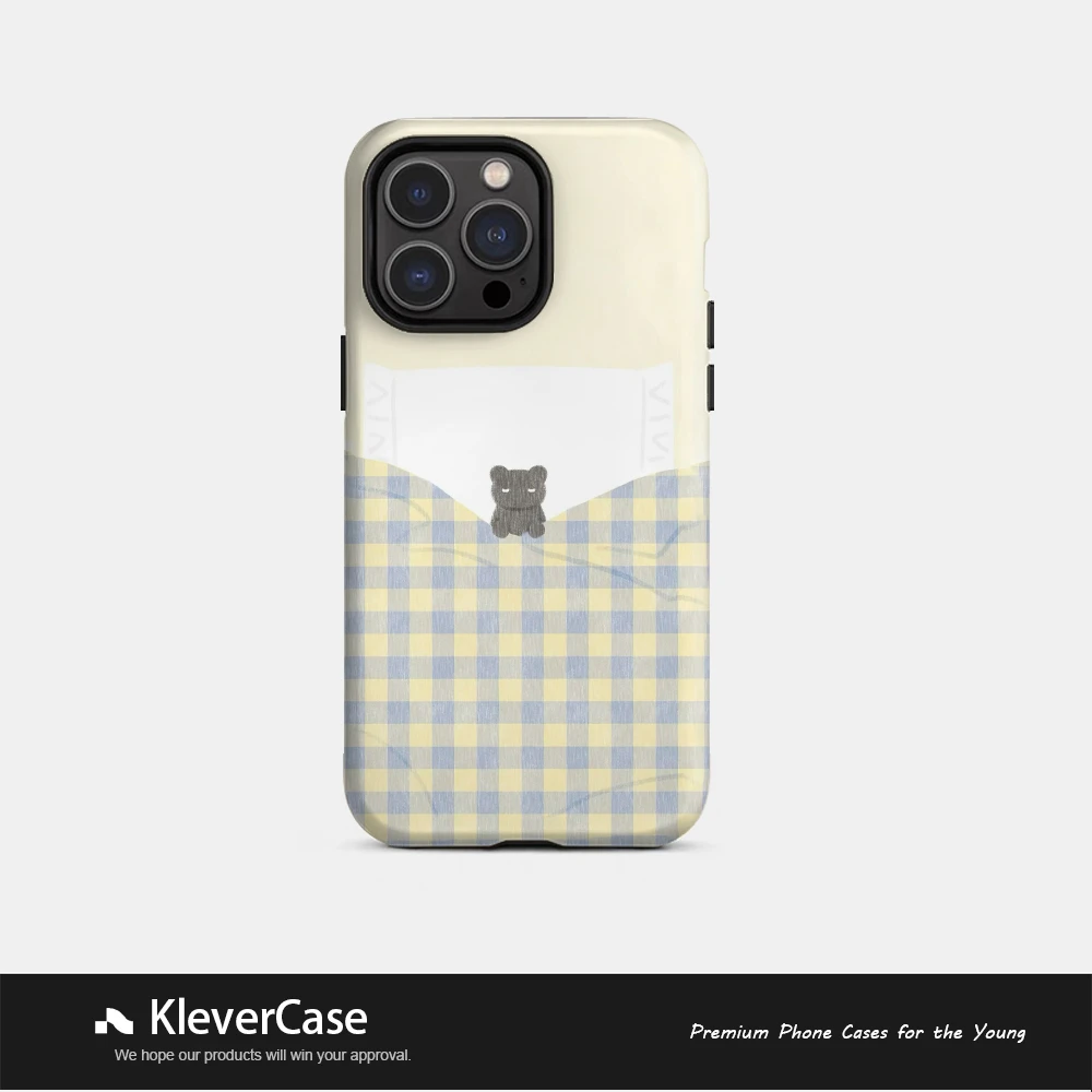 蓝色睡眠猫二合一磨砂菲林壳苹果适用16pro/华为/小米15/vivo壳