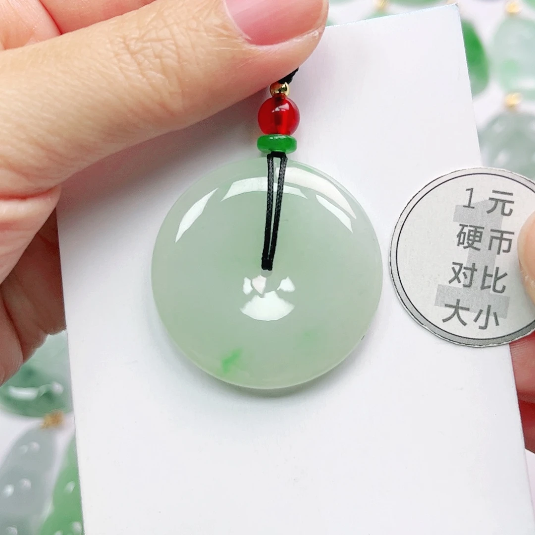 翡翠未镶嵌挂件天然A货翡翠