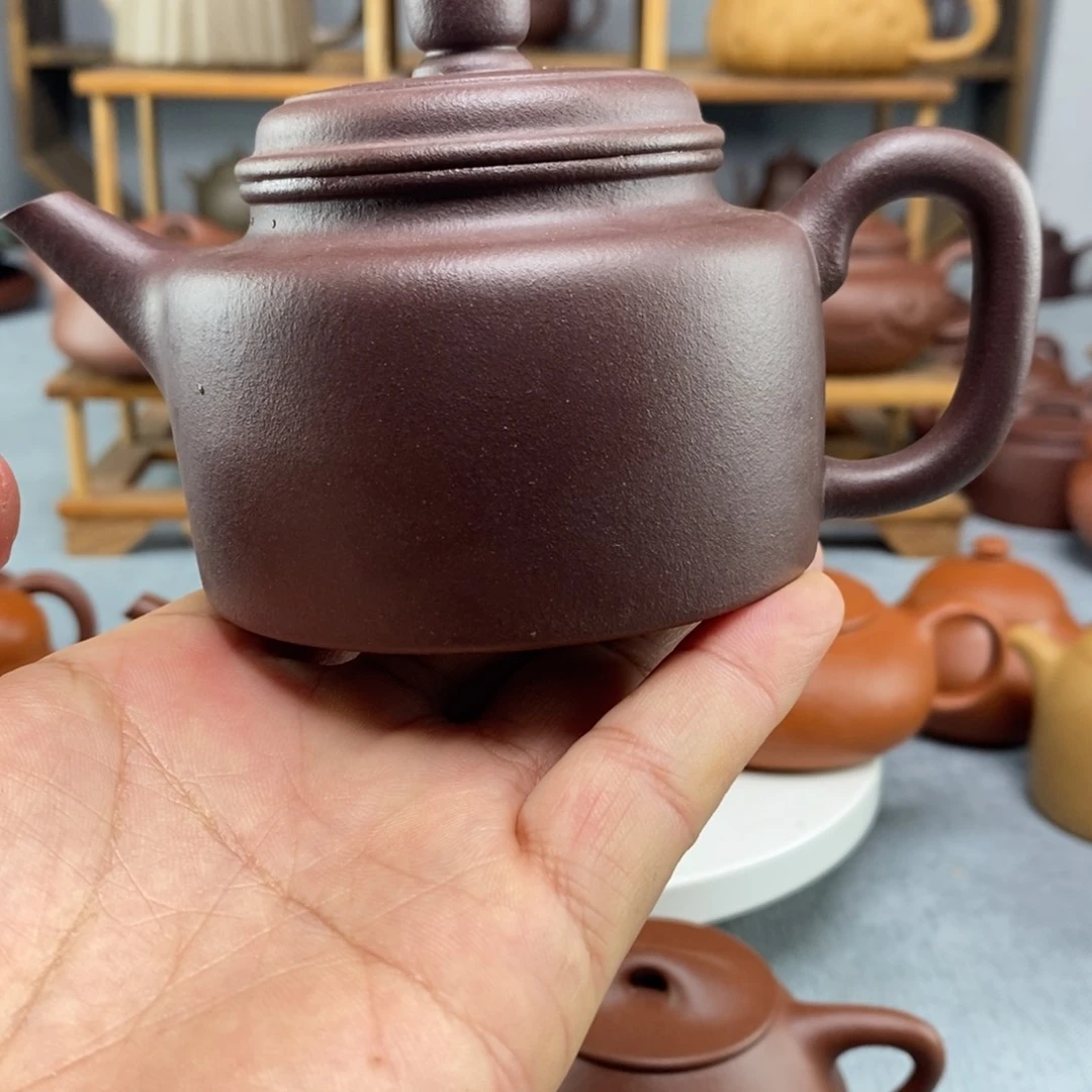 紫砂茶壶剑流德中壶