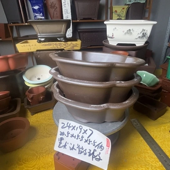 紫砂花瓶紫砂花盆