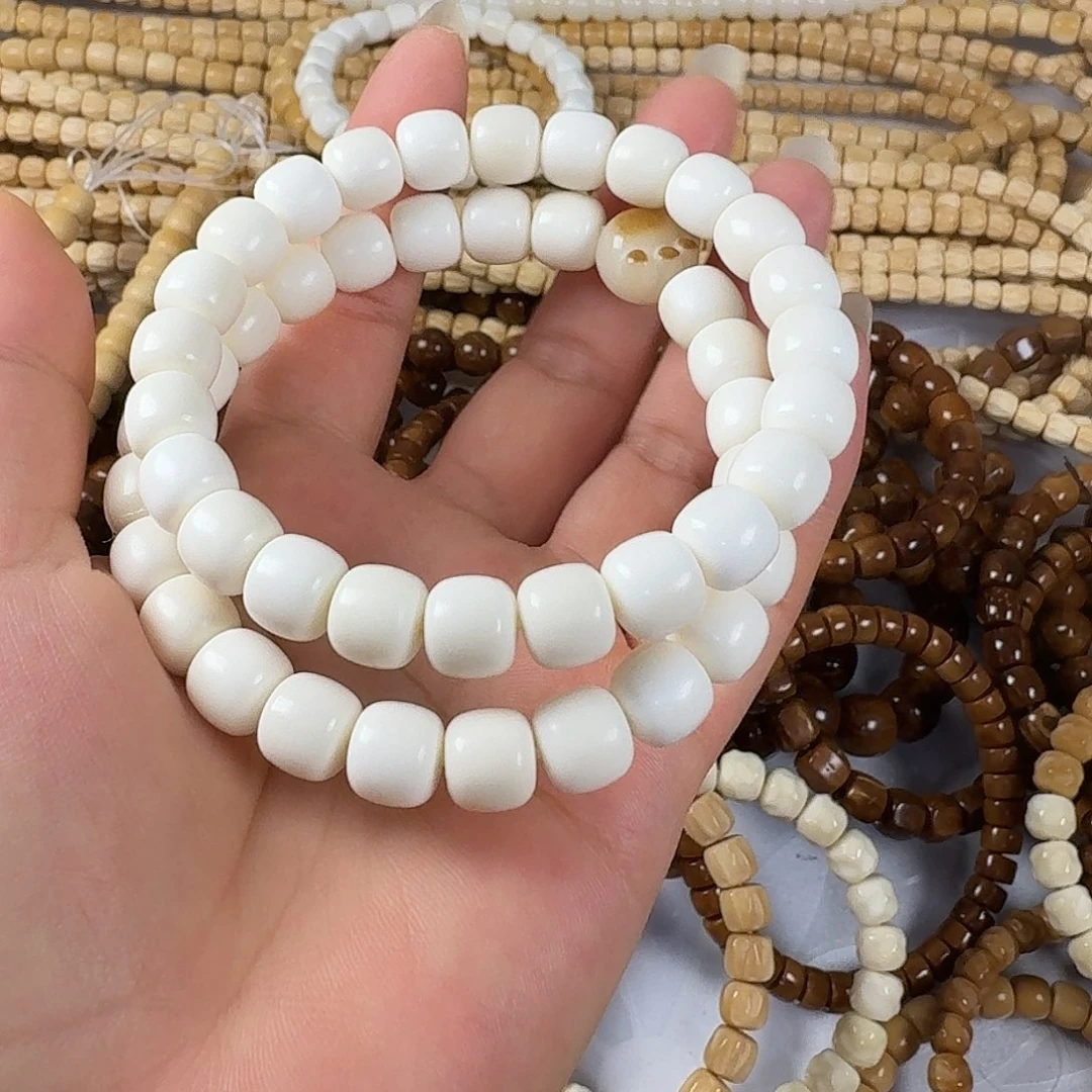 白玉菩提吊坠白玉菩提老型单圈