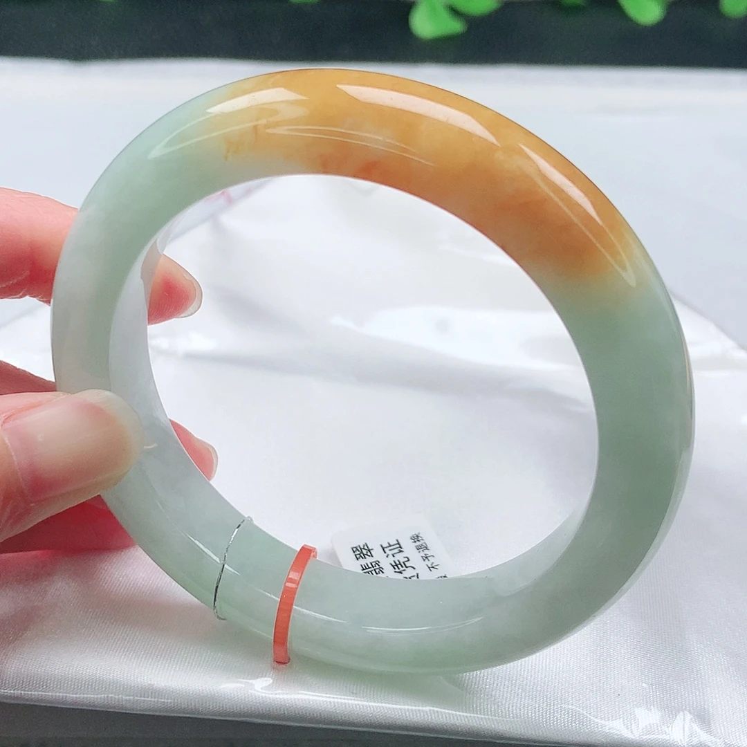 翡翠未镶嵌手镯58.5圈