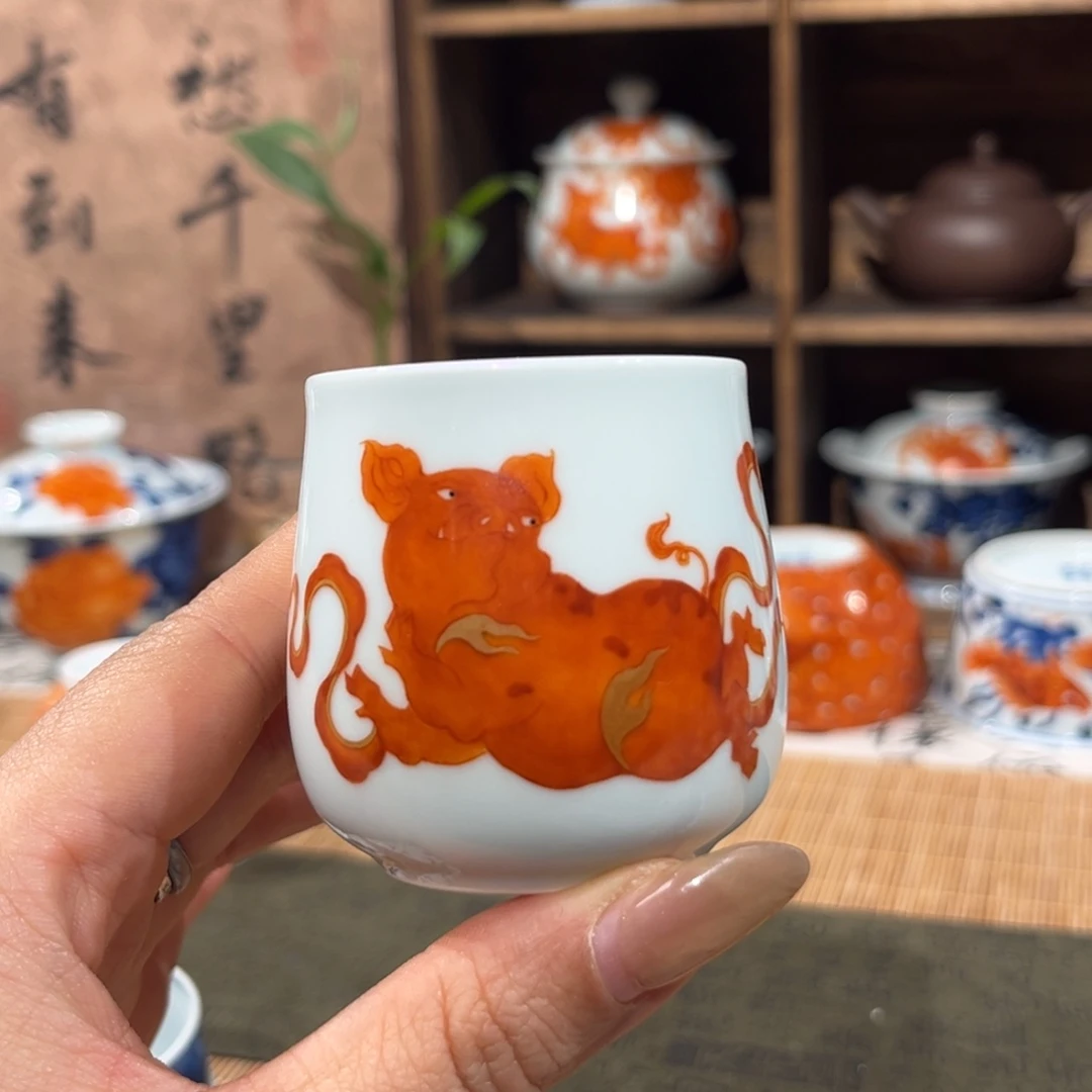 杯子陶景德镇陶瓷主人杯