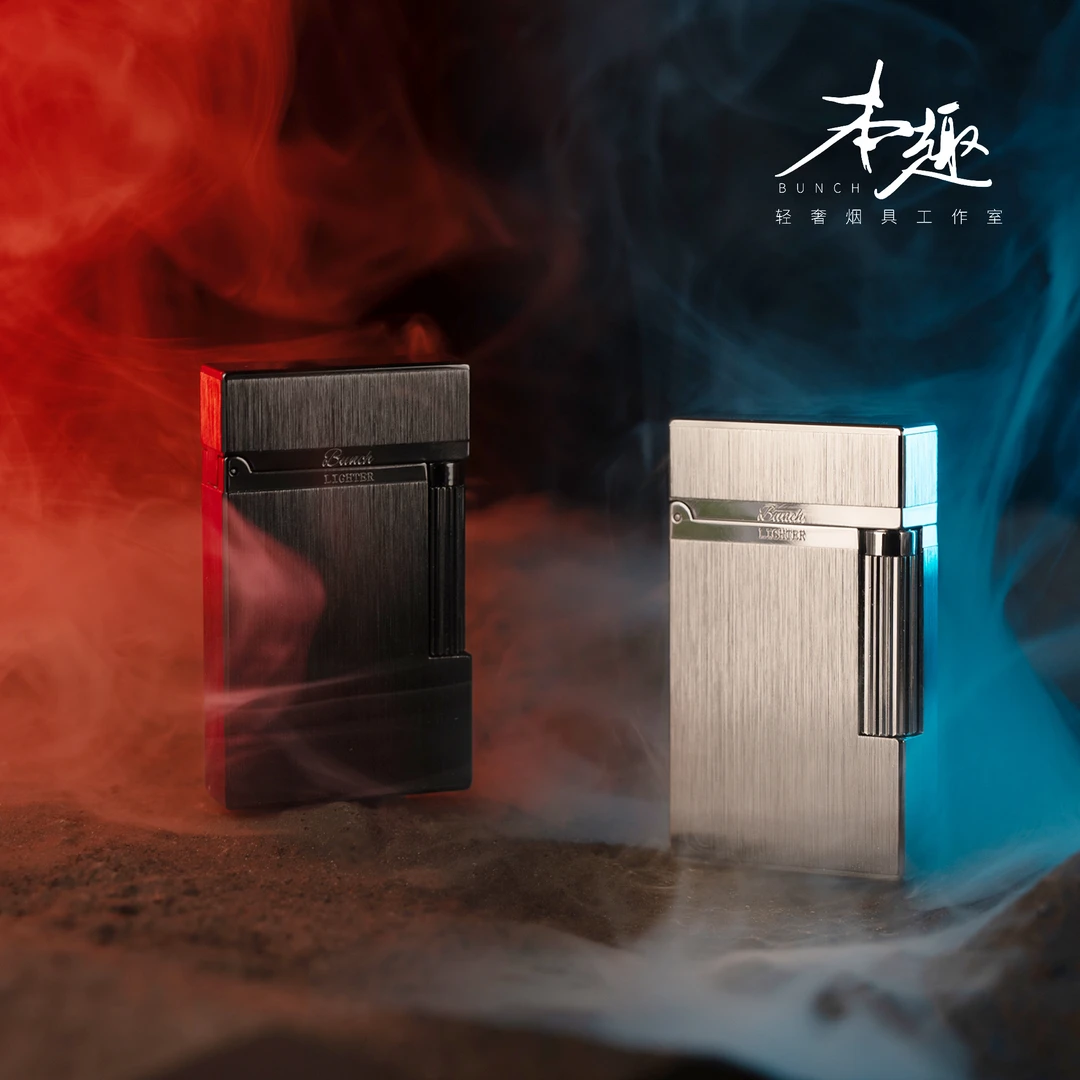 BUNCH【交锋】品牌高级轻奢经典朗声打火机金属男生送礼物充气 拉丝