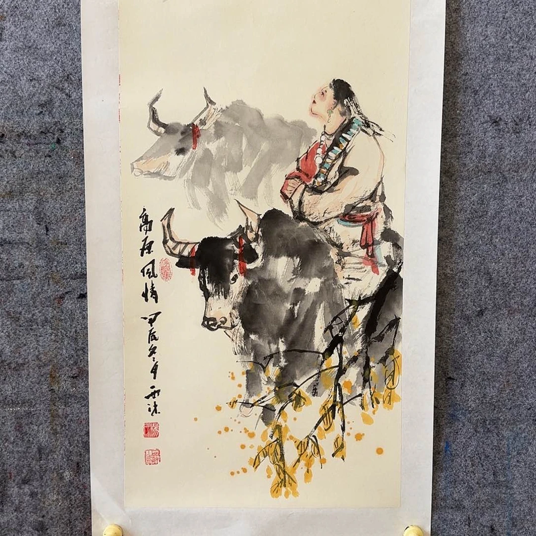 国画夏日清纯清甜清爽