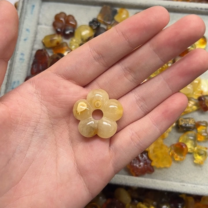 未镶嵌蜜蜡裸石天然琥珀蜜蜡配件